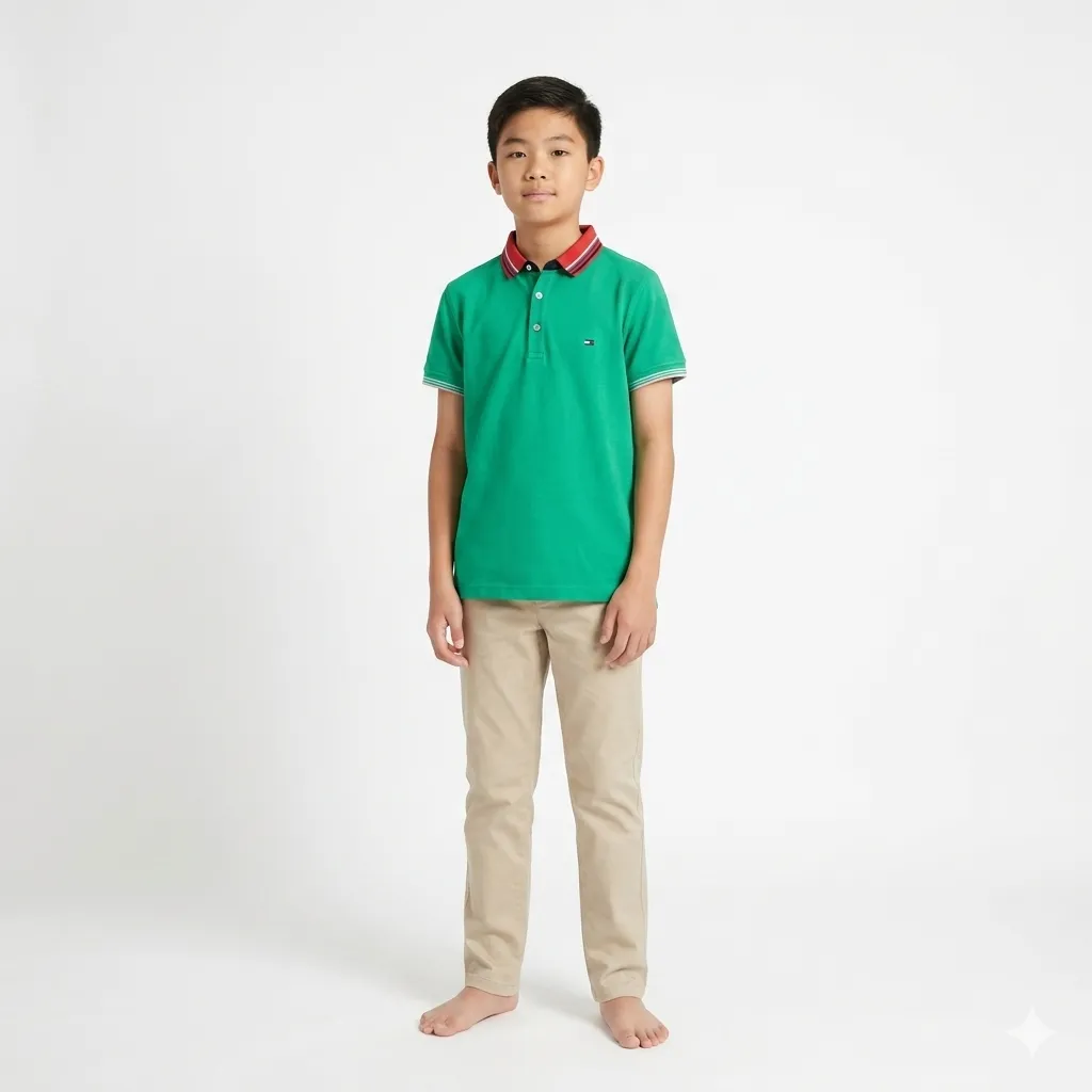 Pull Tommy 02 (Vert, 12Y)