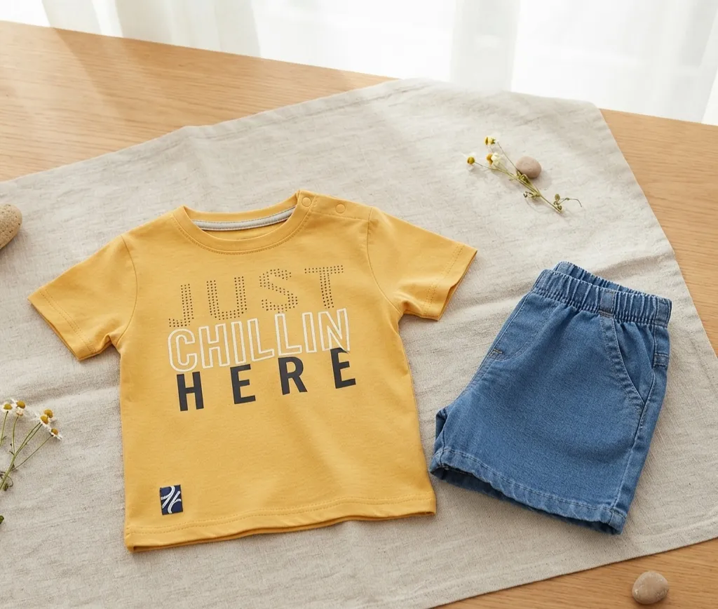 Ensemble 2 piéces (Orange, 5Y-6Y)