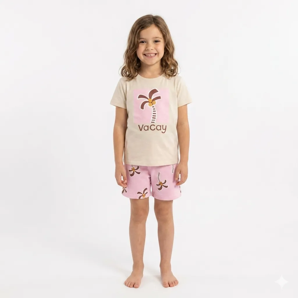 Ensemble FILLE (Vert, 6Y-7Y)