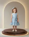 Robe Satinée à Pois