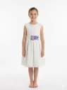 Robe en Guipure avec Fleurs