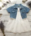 Ensemble Robe et Veste en Jean