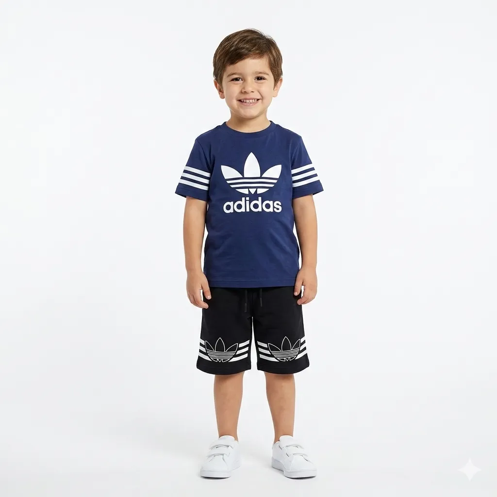 Ensemble Adidas (Blanc, 4Y)