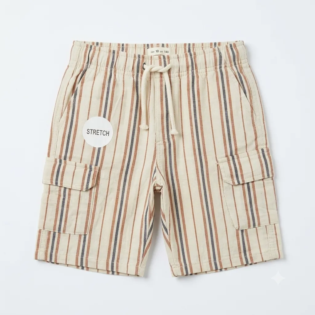 shorts zara a rayures