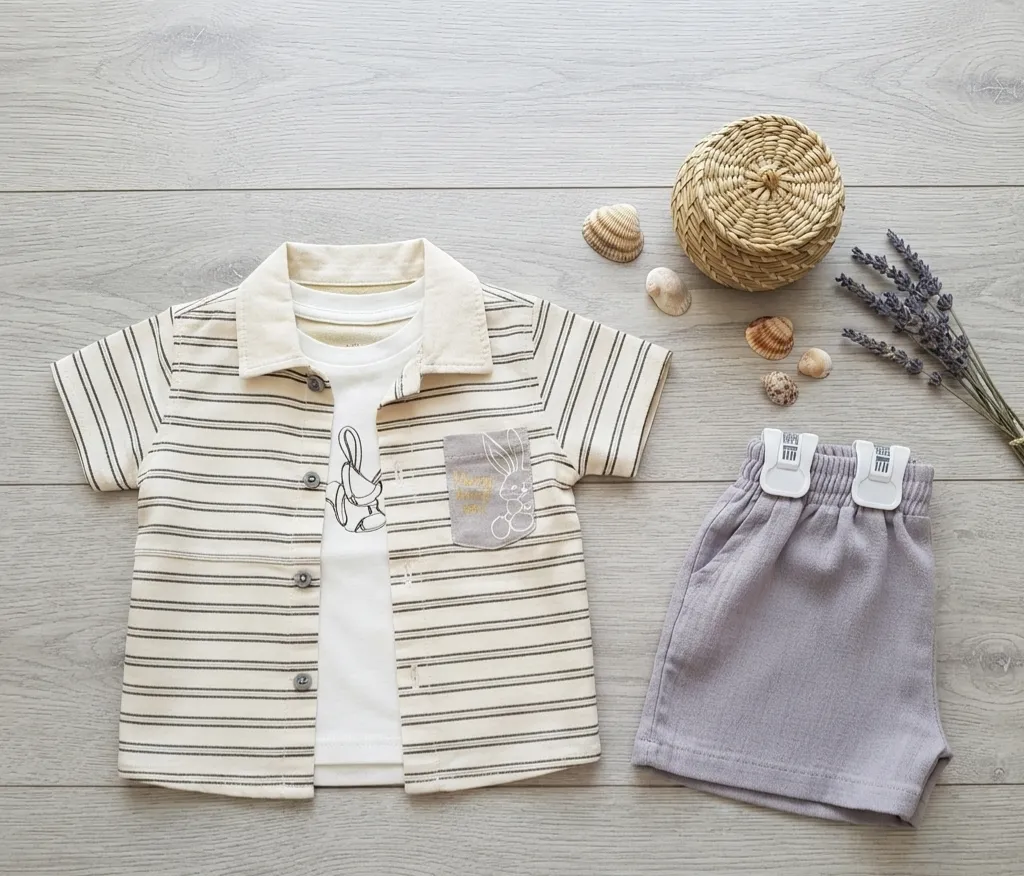 Ensemble Rabbit (Vert, 6M - 9M)